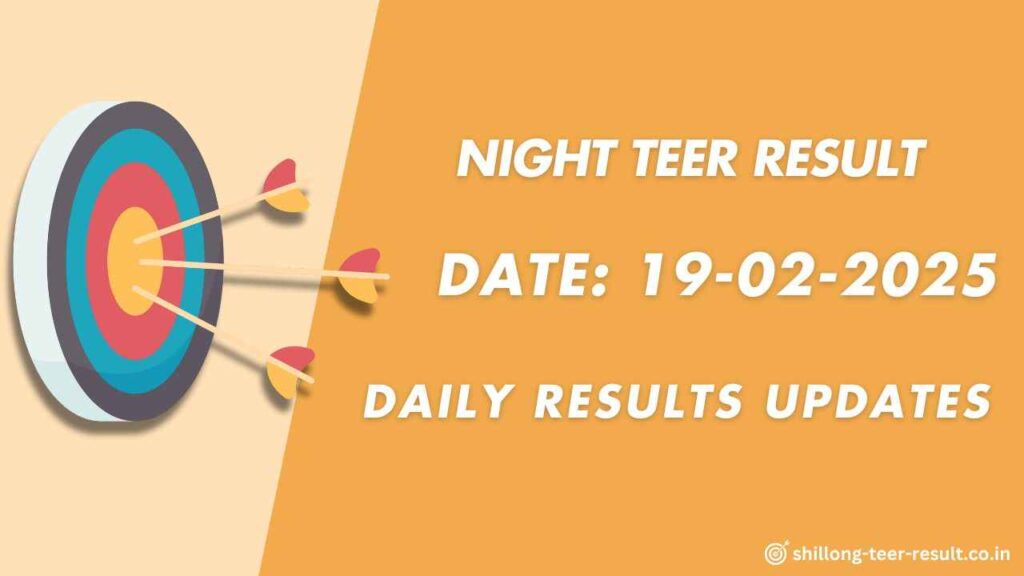 Shillong Night Teer Game Result