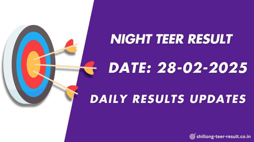 Night Teer Target Numbers