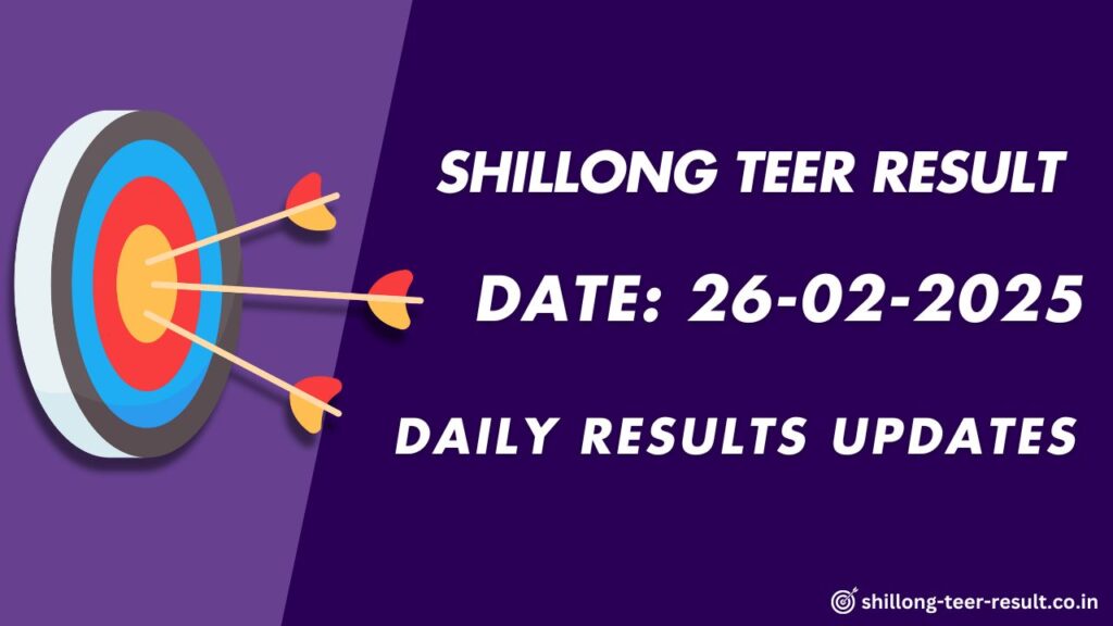 Shillong Teer Ground Result