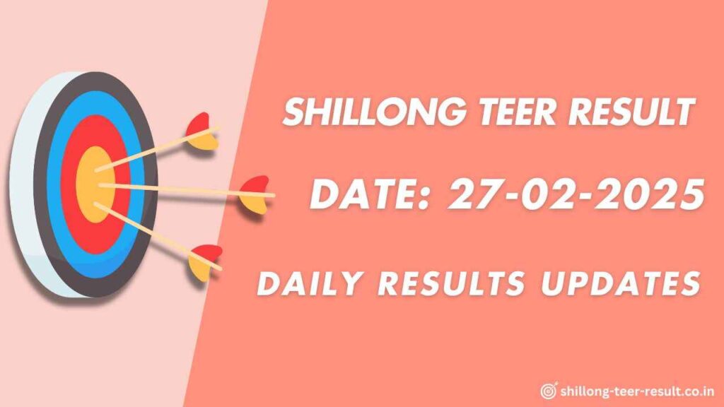 Shillong Teer Formula