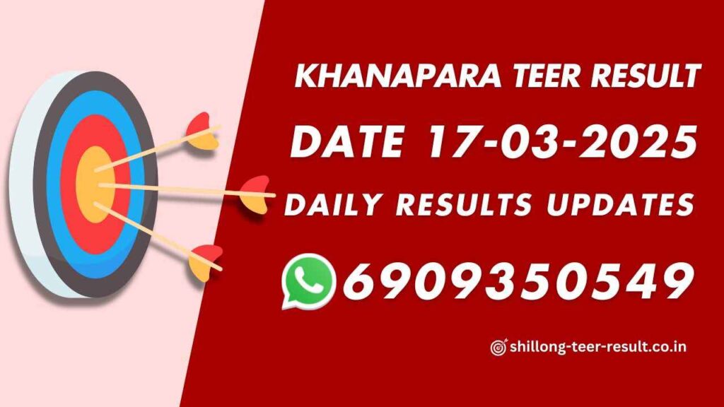Khanapara Teer Result Aaj Ka